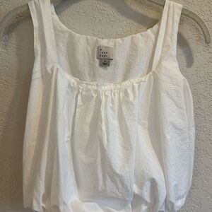 Women’s White Bubble Top